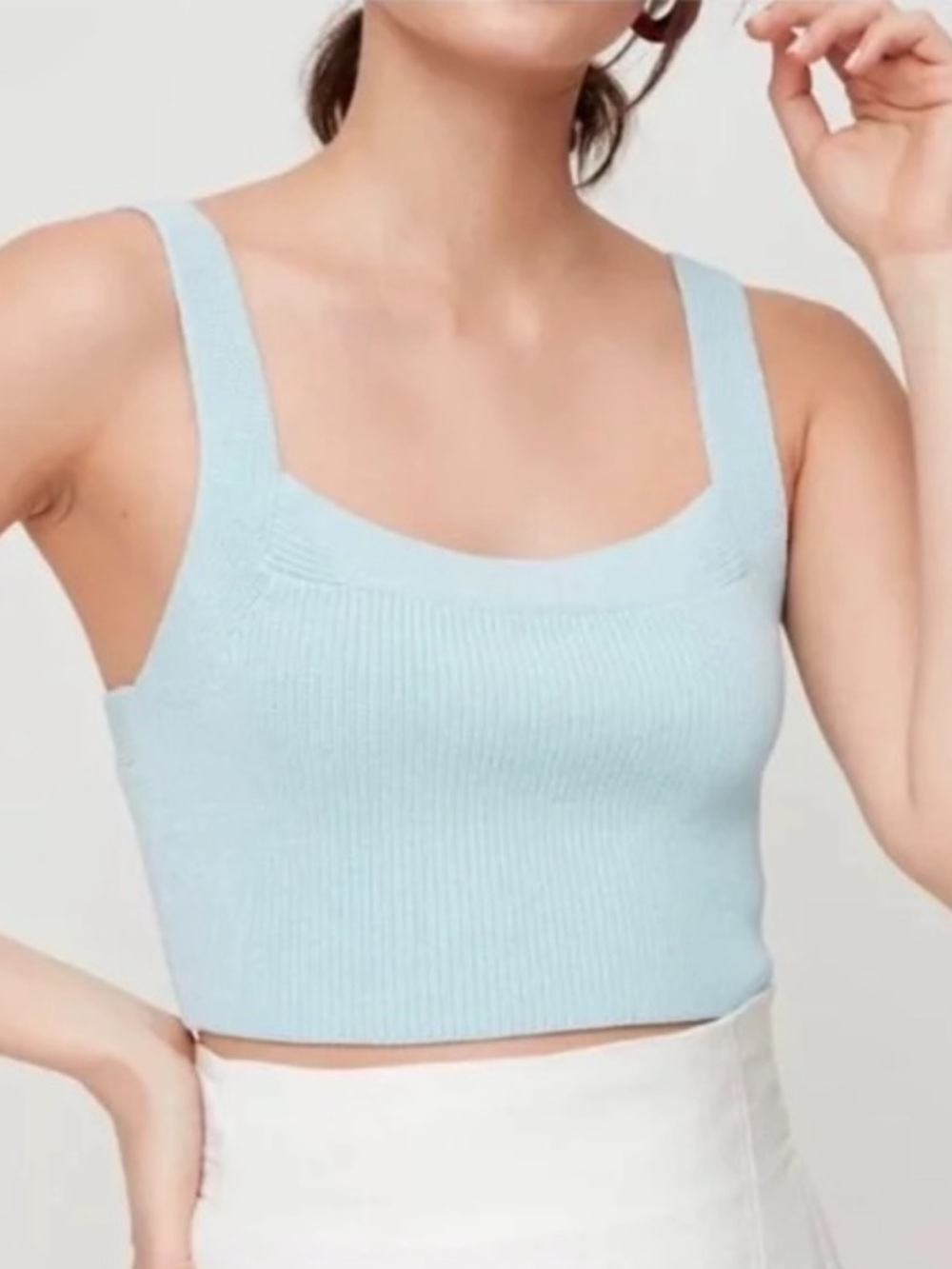 NEW Wilfred San Clemente Cropped Knit Tank Top Size NWOT